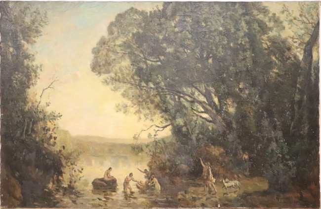TROQUART, d'après Corot (1796-1875).