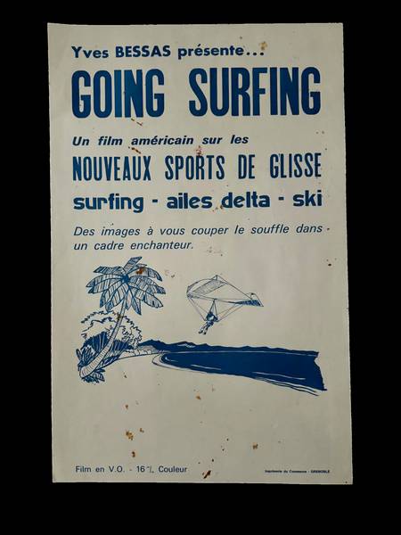 AFFICHE Orignale du film "Going Surfing"