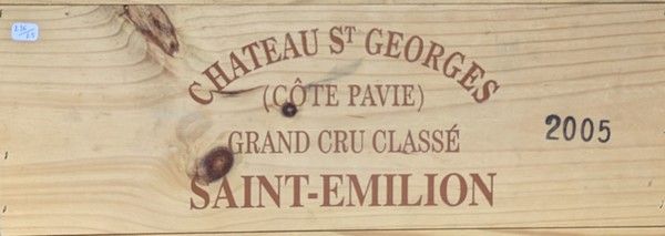 12 Blles CH. SAINT GEORGES, Saint-Émilion,...
