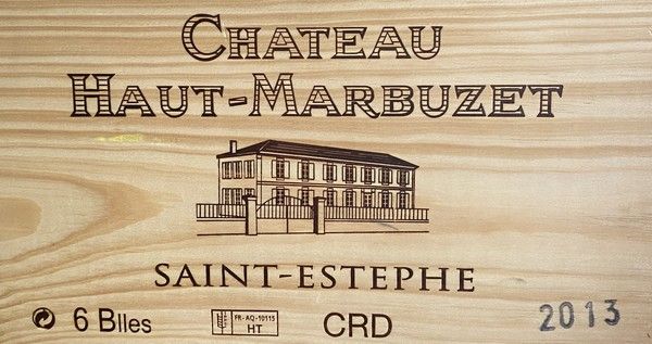 6 Blles CH. HAUT-MARBUZET Saint-Estèphe ...