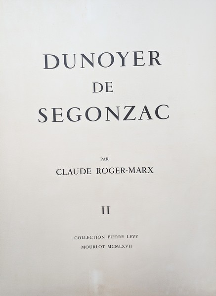 ALBUM LEVY – André DUNOYER DE SEGONZAC (...