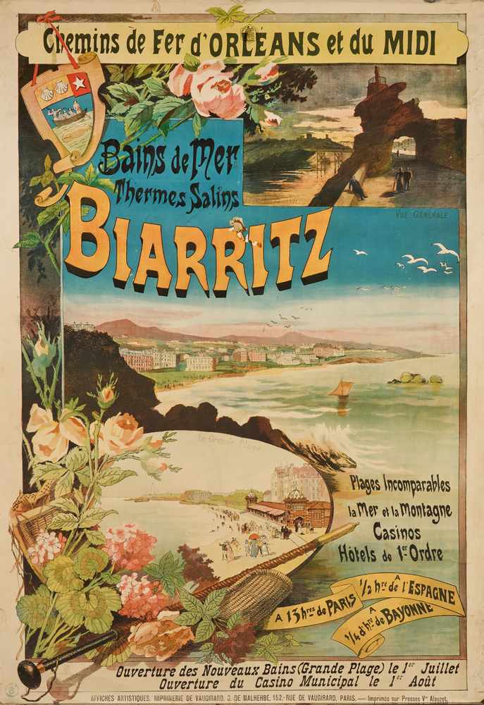 BIARRITZ, Bains de mer, Termes salins