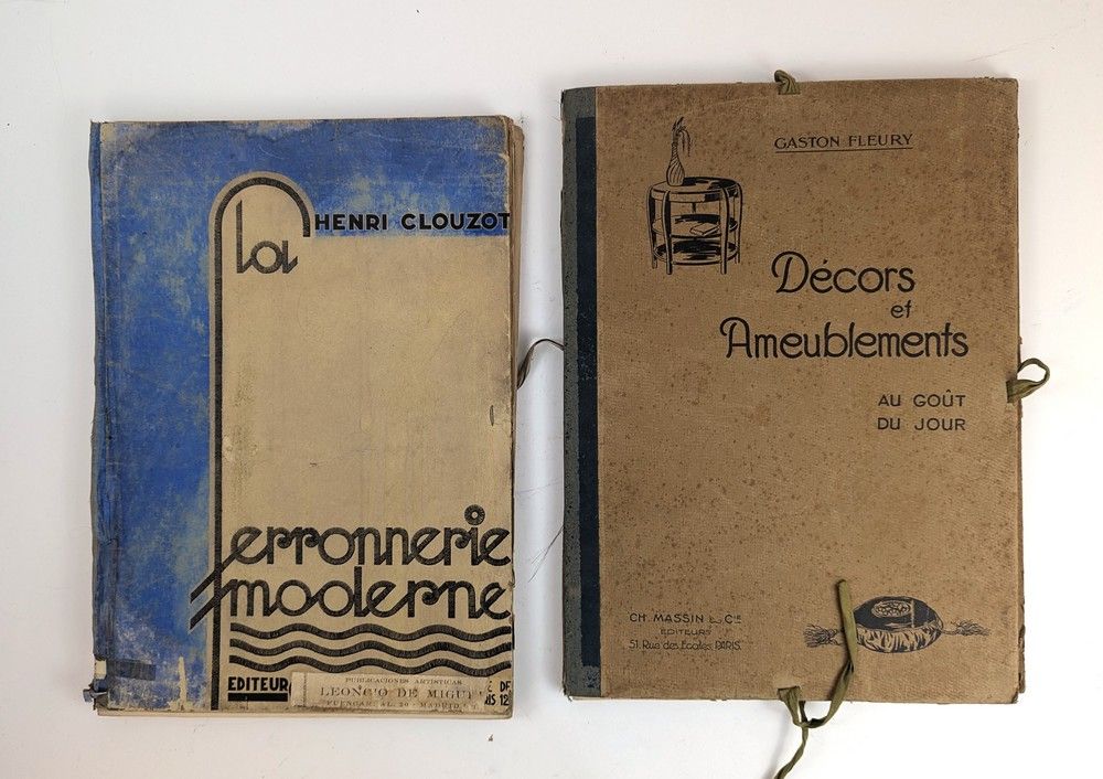 [DOCUMENTATION ART DECO] - 2 port-folios...