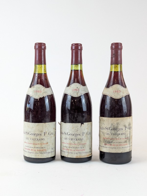 3 Blles NUITS SAINT-GEORGES Les Vaucrains...