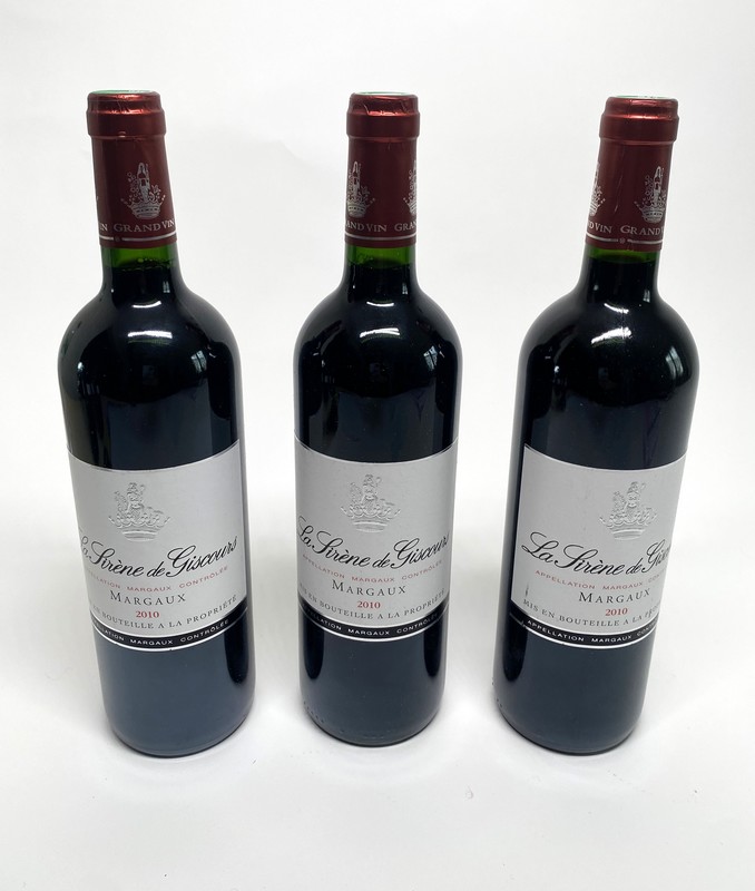 3 Blles CH. LA SIRENE DE GISCOURS Margaux...