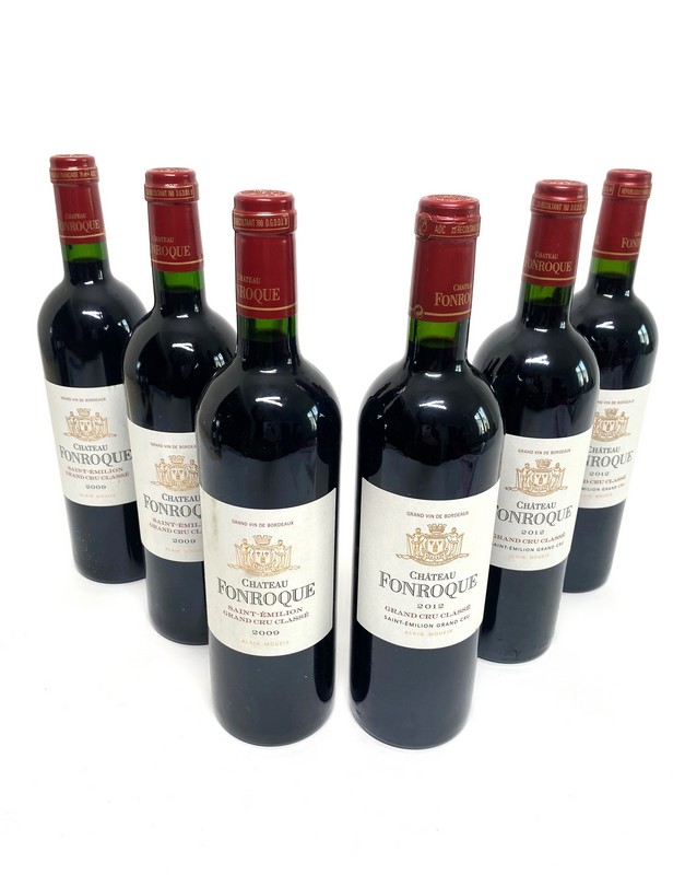 6 Blles CH. FONROQUE Saint Emilion GCC, 2009...