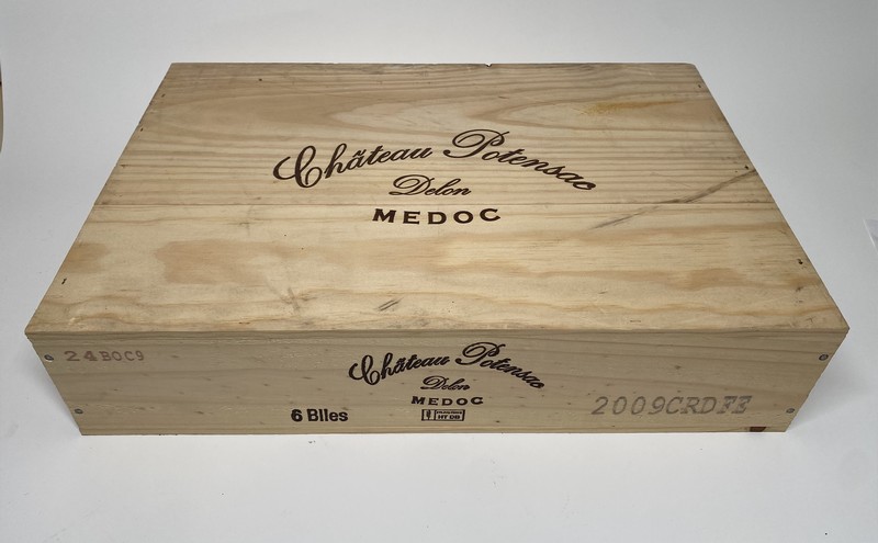 6 Blles CH. POTENSAC Médoc 2009.