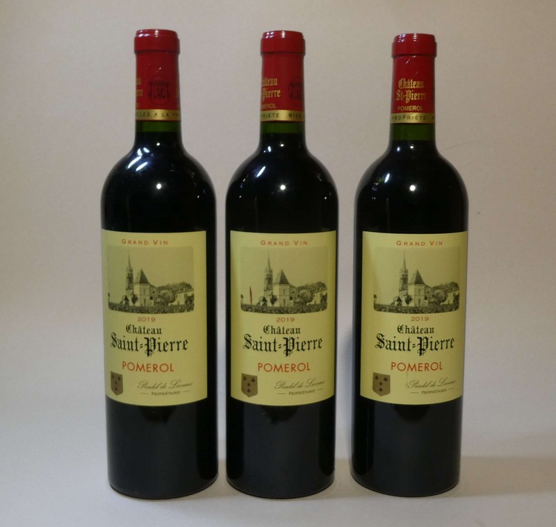 3 Blles CH. Saint-Pierre, Pomerol, 2019.