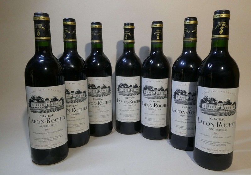 7 Blles CH. LAFON-ROCHET Saint-Estèphe 4e...