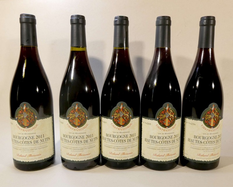 5 Blles Domaine Roland Thévenin. Bourgogne...