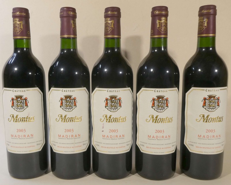 5 Blles CH. Montus. Madiran 2003.