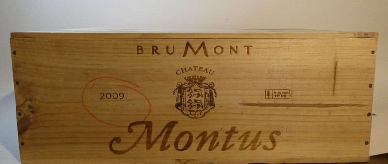 12 Blles CH. Montus. Madiran 2009.