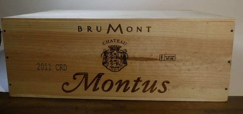 12 Blles CH. Montus. Madiran 2011.