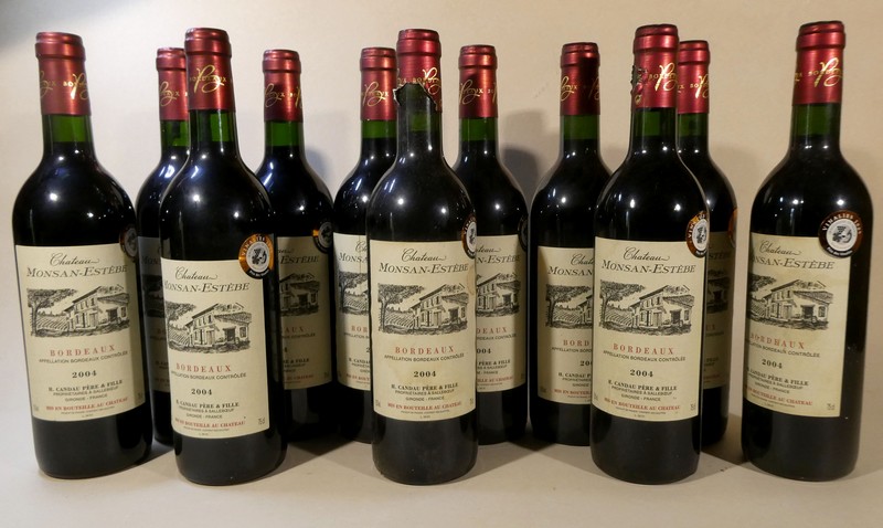 11 Blles CH. Monsan Estebe. Bordeaux 200...