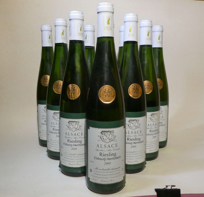 10 Blles Domaine Lucien Meyer Riesling Elsbourg...