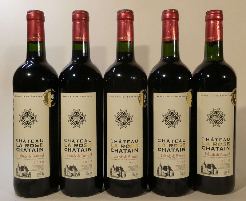 5 Blles CH. La Rose Chatain. Lalande de Pomerol...