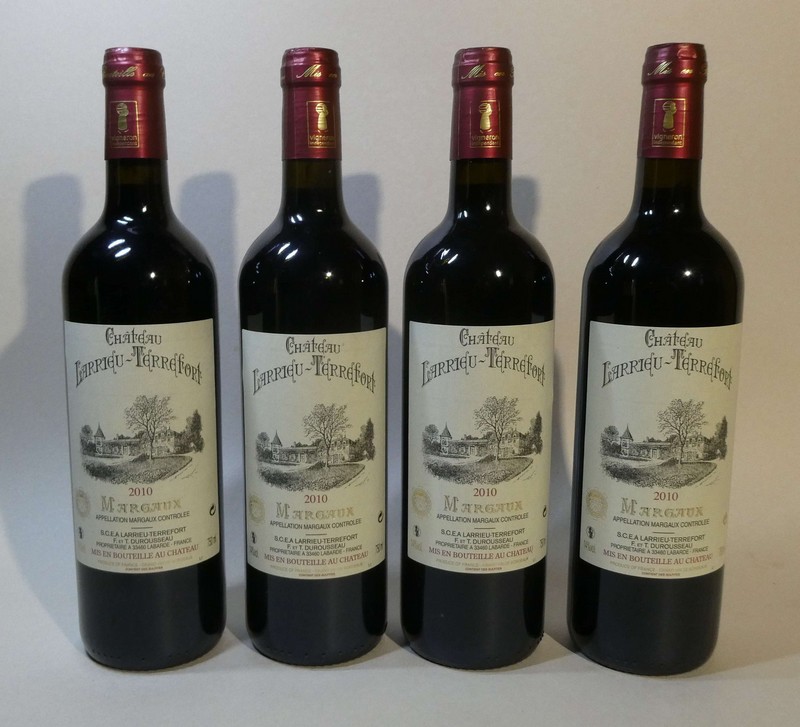 4 Blles CH. Larrieu Terrefort . Margaux ...