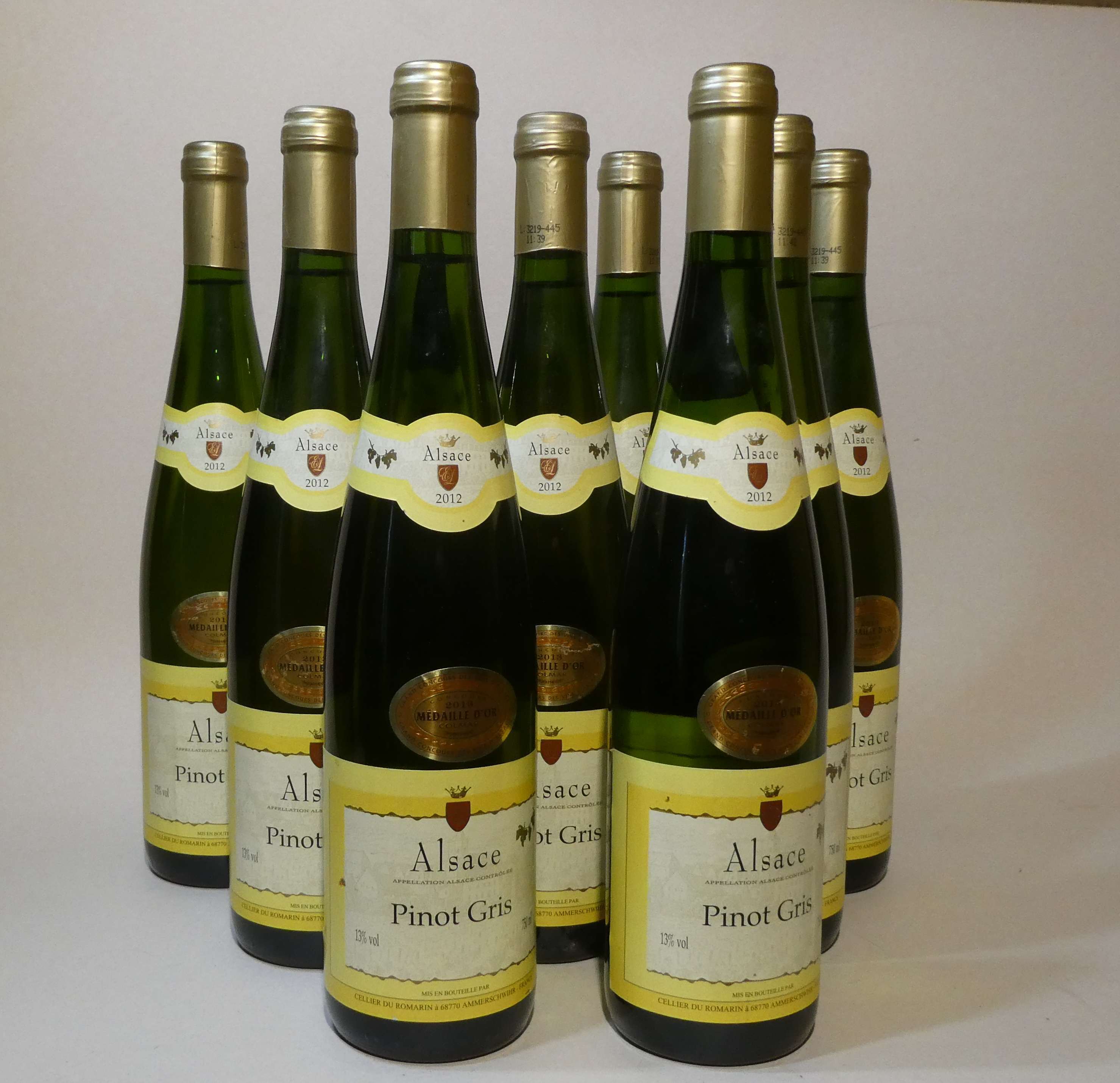 9 Blles Cellier Du Romarin. Pinot gris. Alsace...