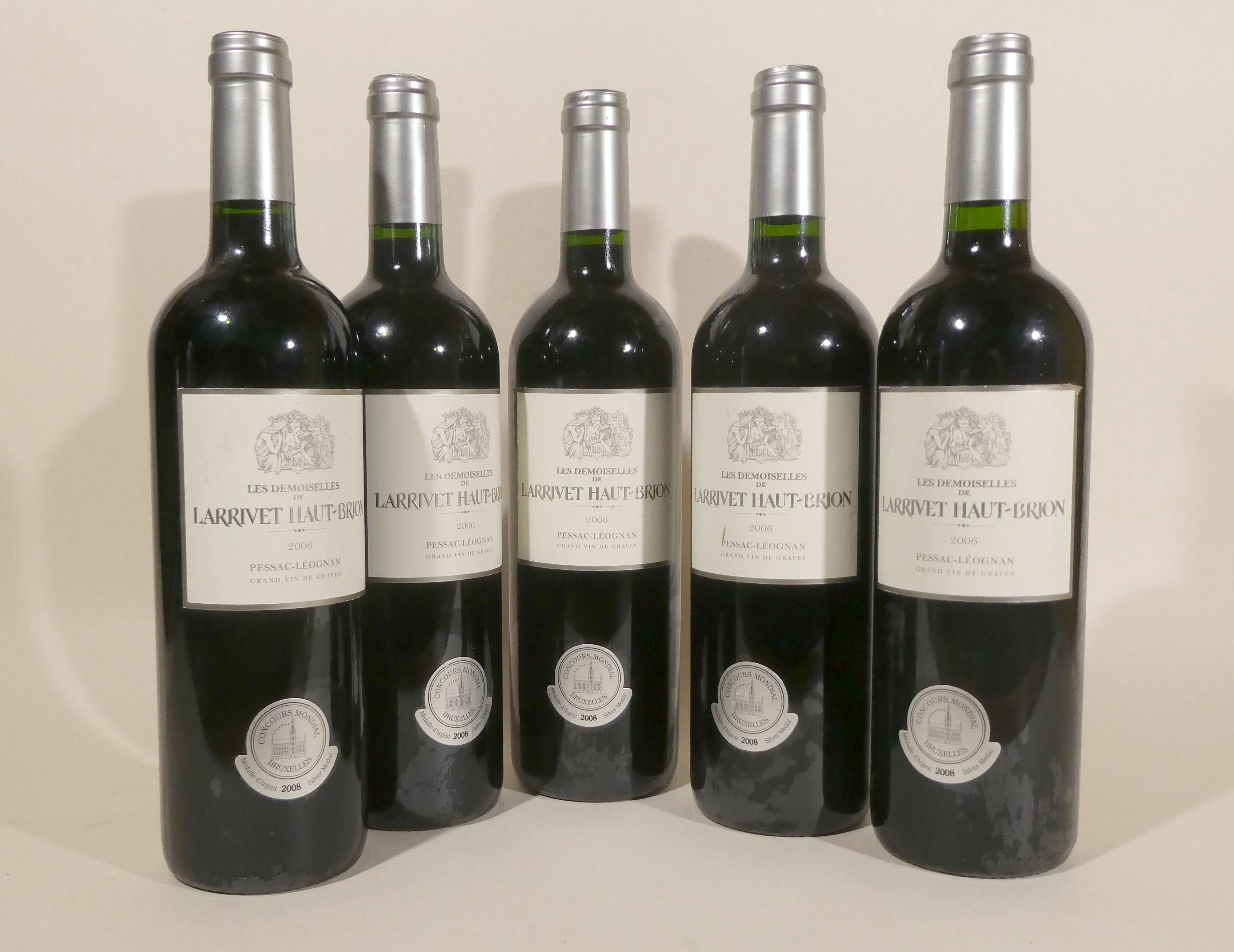 5 Blles Les Demoiselles de Larrivet Haut-Brion....